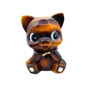 Vintage MCM Ceramic Geo Kitty Cat